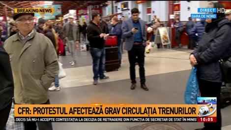 ATENŢIE, CĂLĂTORI! Grevă spontană la CFR. Trenuri oprite pe şapte regionale