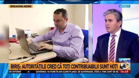 Fostul secretar de stat, Gabriel Biriş: Statul leagă bolovani mediului de afaceri!