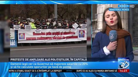 Sindicaliștii din poliție au promit promisiuni că salariile cele mai mici vor fi dublate