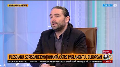 Deputatul Pleşoianu a scris o scrisoare emoţionantă către Parlamentul European