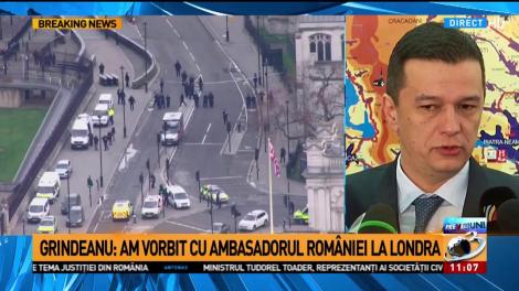 Mesajul lui Sorin Grindeanu, după atentatul de la Londra