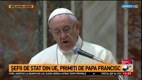 Papa Francisc, declaraţii la Vatican