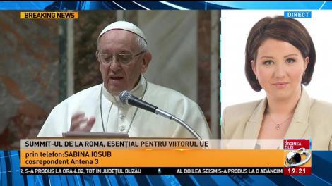 Sabina Iosub, despre summitul de la Roma