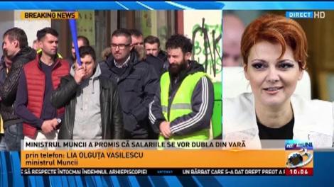 Ministrul Muncii a promis că salariile polițiștilor se vor dubla din vară