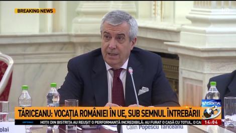 Tăriceanu: Vocația României în UE, sub semnul întrebării