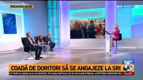 Standul SRI, cel mai popular la târgul de joburi