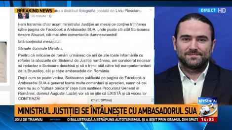 Liviu Pleșoianu, mesaj către ministrul Justiției
