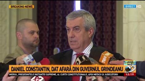 Tăriceanu, declarații privind retragerea sprijinului politic a lui Daniel Constantin