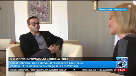 O zi din viaţa primarului Gabriela Firea