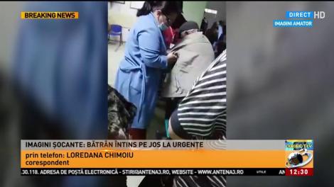„Moartea Domnului Lăzărescu” e nimic pe lângă aceste scene șocante din realitate!  Bărbat întins pe jos la Urgenţe, ignorat de doctori şi de restul pacienţilor