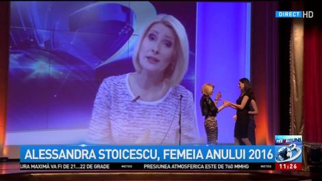 Alessandra Stoicescu, femeia anului 2016