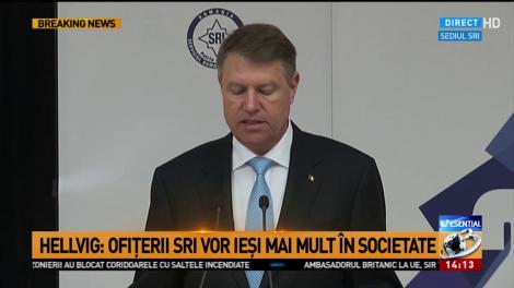 Klaus Iohannis: „Am cerut SRI echilibru și echidistanță necondiționată”