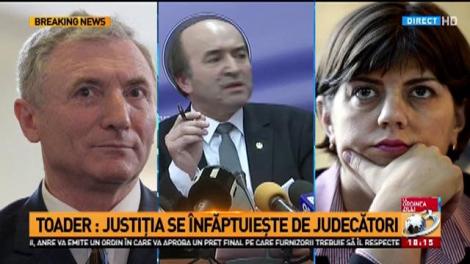 Ministrul Justiției a anunțat concluziile evaluării procurorilor: Nu este oportună revocarea lui Kovesi și Lazăr