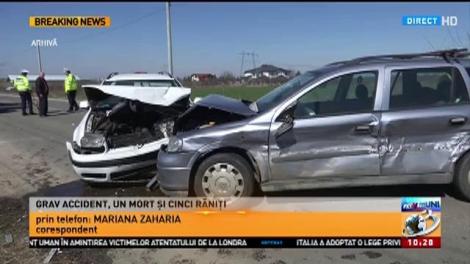 Accident grav în curtea unei societăți: Un mort și cinci răniți
