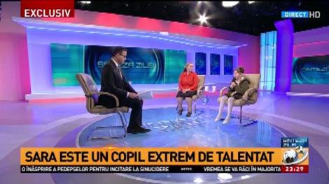 Dorințele Sarei, fetița de 10 ani, nevăzătoare, dar cu o voce de înger, se împlinesc. Momente emoționante în direct la tv!