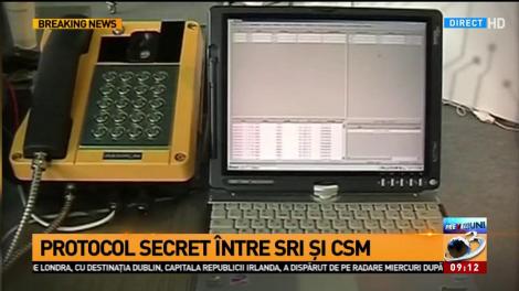Protocol secret &icirc;ntre SRI şi CSM