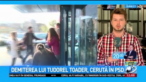 Demiterea lui Tudorel Toader, cerută în PSD