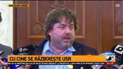 Scandal în şedinţa conducerii Senatului. USR a părăsit şedinţa, acuzând că Şerban Nicolae l-a jignit pe Mihai Goţiu