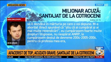 Milionar acuză: Şantajat la Cotroceni