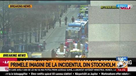 VIDEO ŞOCANT! Un camion a lovit un grup de oameni, în centrul oraşului Stockholm. Sunt cel puţin CINCI MORŢI!