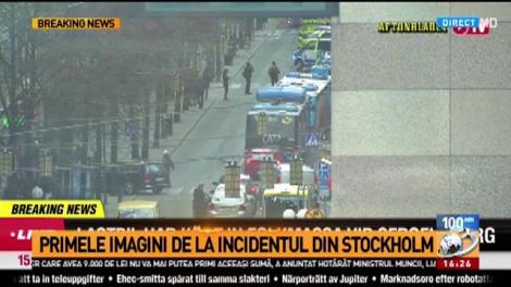 VIDEO ŞOCANT! Un camion a lovit un grup de oameni, în centrul oraşului Stockholm. Sunt cel puţin CINCI MORŢI!