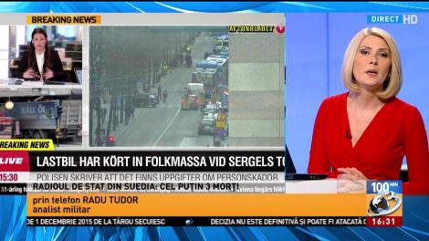 Un camion a intrat &icirc;n mulțime &icirc;n Suedia