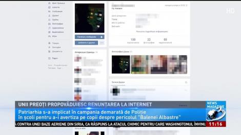 Jocul ”balena albastră”, subiect de predică în biserică. Ce spun preoţii despre jocul sinucigaş