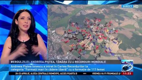 Andreea Piștea, o româncă la înălțime! Are șase recorduri mondiale și cinci europene, în doar doi ani!