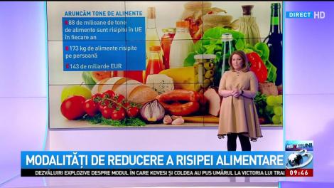 be EU. Modalități de a reduce risipa de alimente