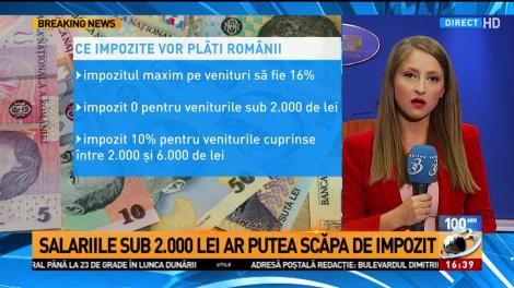 Câștigi unu salariu de sub 2000 de lei? S-ar putea să scapi de impozit