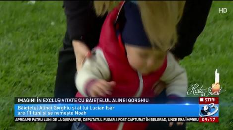Imagini în exclusivitate cu băiețelul Alinei Gorghiu