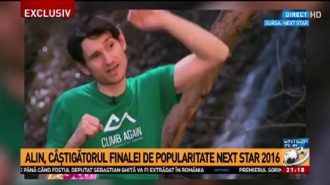 Alin Cojoacă, campion nevăzător la cățărări pe stânci