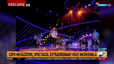 Trupa vocal-instrumentală de copii nevăzători, la Sinteza zilei