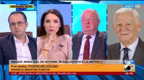 Meleșcanu: Nu am cunoștințe ca SIE că fie implicat în cazul Ghiță
