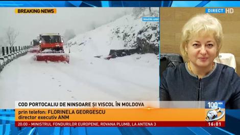 Un nou cod portocaliu de vreme extremă, în Moldova