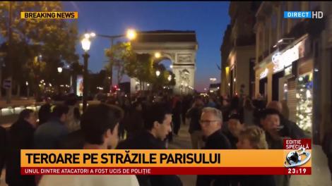 Imagini de la locul atacului terorist de la Paris
