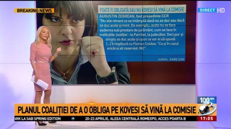 Planul coaliției de a o obliga pe Kovesi să vină la Comisie