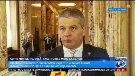 Copiii mor de rujeolă, vaccinurile merg la export