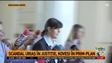 Kovesi a ignorat orice &icirc;ntrebare a jurnaliștilor azi