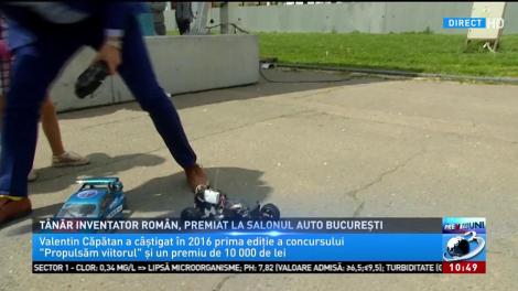 Tânăr inventator român, premiat la Salonul Auto București