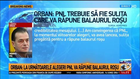 Ludovic Orban, optimist privind alegerile interne din PNL