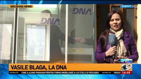 Vasile Blaga, la DNA