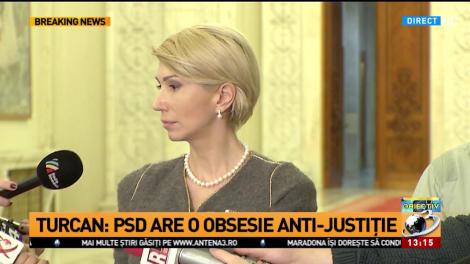 Raluca Turcan, despre comisia de anchetă : Un mod al PSD de a satisface obsesia lui Dragnea de a o demite pe Kovesi