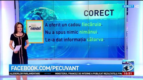 Pe cuvânt, cu Ana Iorga: Construcţiile populare neadmise de limba română