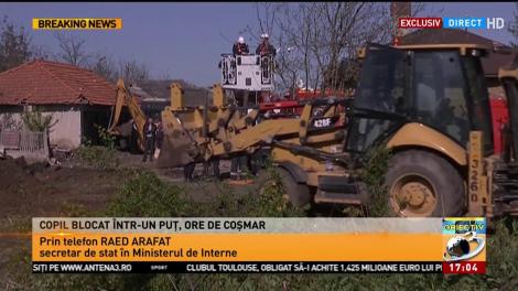 Operațiune dramatică de salvare. Copil de doi ani, blocat &icirc;ntr-un puț