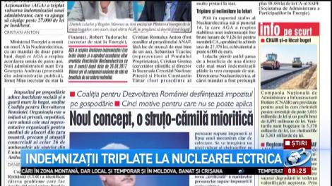 Indemnizații triplate la Nuclearelectrica