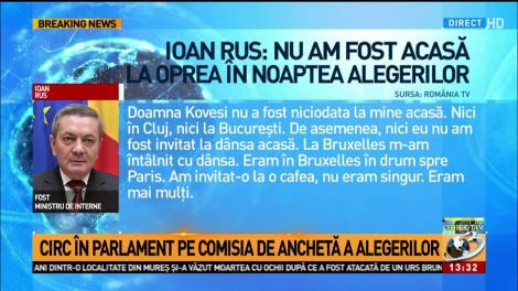 Ioan Rus neagă că ar fi participat la întâlniri cu Kovesi