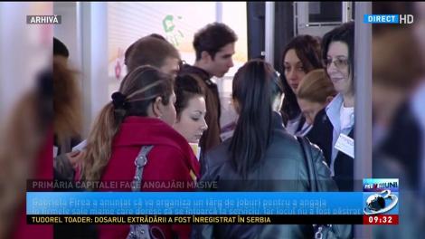 Primăria Capitalei face angajări masive