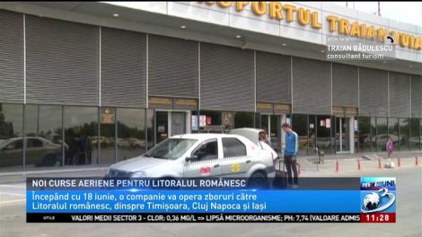 Noi curse aeriene pentru litoralul românesc