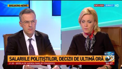 Salariile polițiștilor, decizii de ultimă oră. Ce soluții a găsit ministrul Carmen Dan